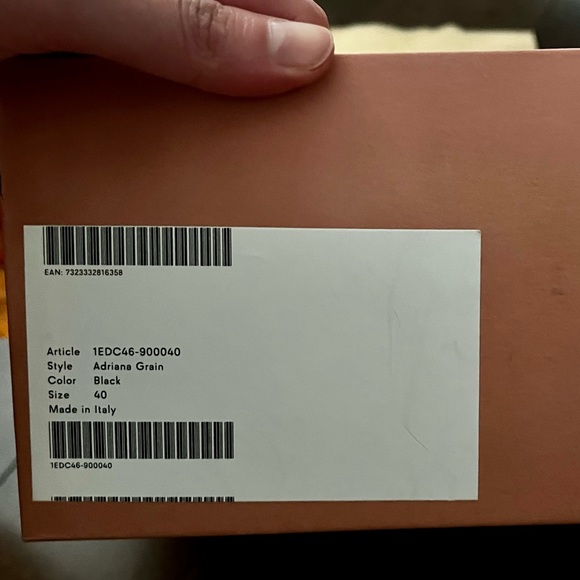 ACNE STUDIOS Adriana Grain Black Sneaker - Picture 3 of 6